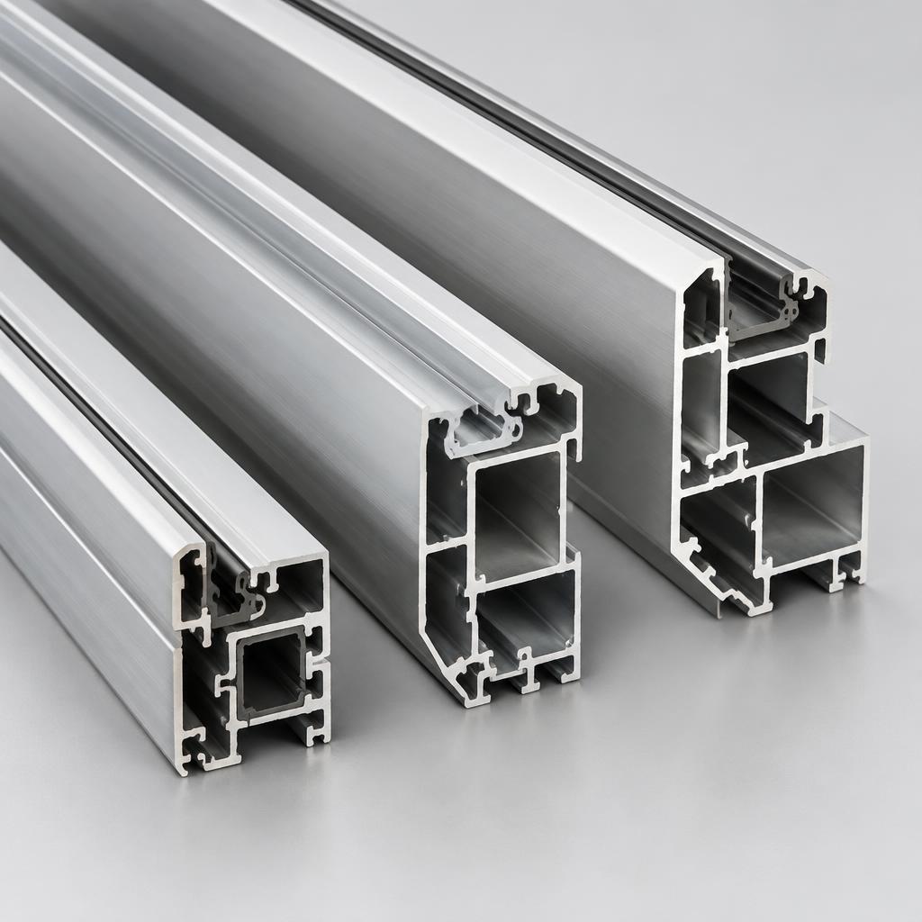 Sections de profilés en aluminium